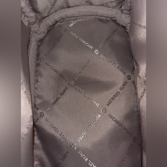 EUC Michael Kors Abbey Medium Leather Backpack in “Optic White”